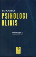 Pengantar psikologi klinis