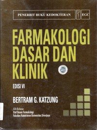 Farmakologi  dasar dan klinik